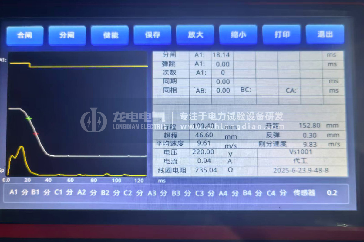 GKC-G2高壓開(kāi)關(guān)機(jī)械特性測(cè)試儀-測(cè)試數(shù)據(jù) GKC-G2高壓開(kāi)關(guān)機(jī)械特性測(cè)試儀-測(cè)試數(shù)據(jù)